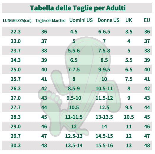 SCARPE SAGUARO A PIEDI NUDI