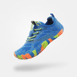 Scarpine bambini Smart I blu a 5 dita - Materiali traspiranti e suola 4mm per asilo