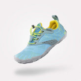 Scarpe barefoot city-wear FreeⅠ azzurre - Punta ampia e zero drop per spostamenti urbani