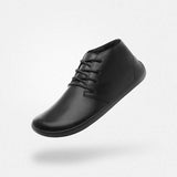 Scarpe business eleganti nere Noble I - Tacco basso e pianta ampia per riunioni executive e viaggi di lavoro con comfort professionale