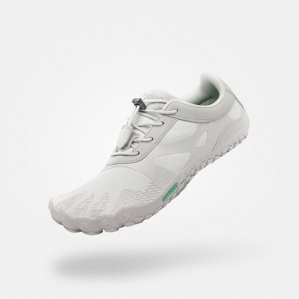 Scarpe barefoot Vitality III grigie a 5 dita - Suola sottile 4mm