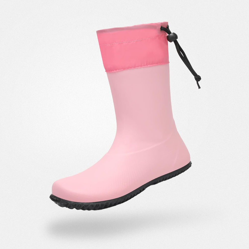 Stivali rosa Brisk I - Pianta larga barefoot per saltare nelle pozzanghere con suola flessibile zero drop