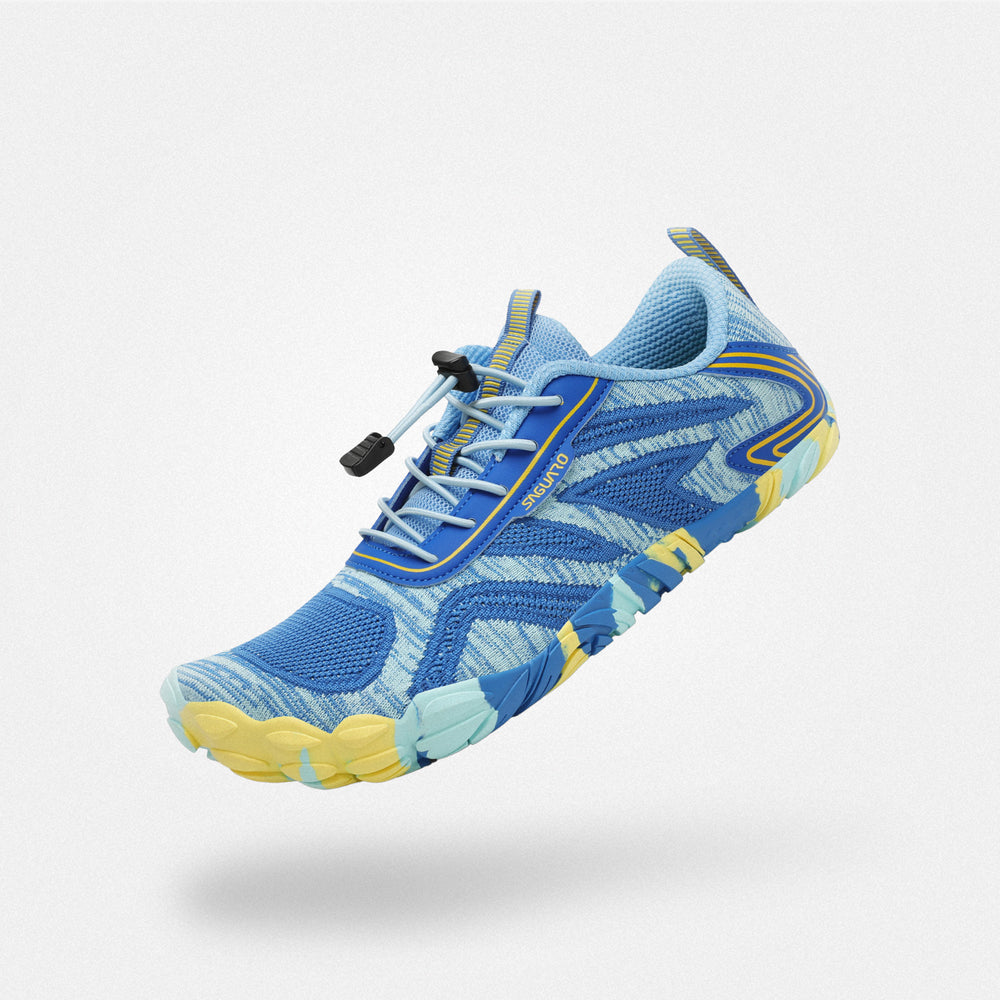 Scarpe palestra barefoot Active II azzurre - Conforto naturale e grip ottimale per allenamenti