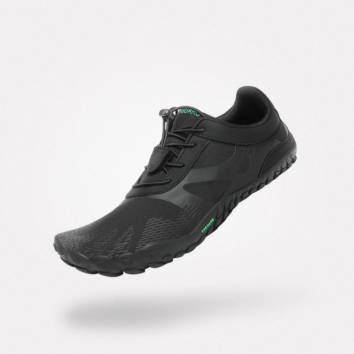 Scarpe barefoot Vitality III nere - Suola 4mm per uso quotidiano, lavaggio a macchina in acqua fredda