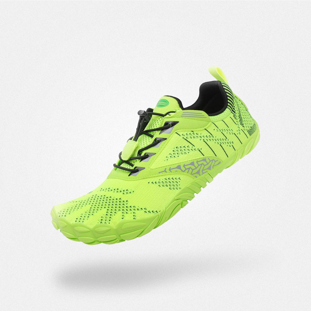 Scarpe barefoot Free Ⅰ fluorescenti serali - Punta ampia zero drop per jogging notturno