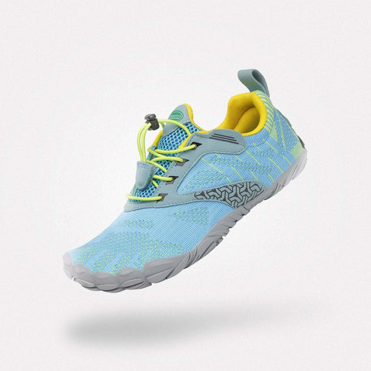 Scarpe barefoot city-wear FreeⅠ azzurre - Punta ampia e zero drop per spostamenti urbani 1600