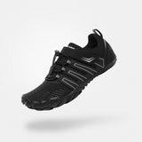Scarpe comode da camminare nere Vigor II - Pianta larga e zero drop per ufficio casual e shopping