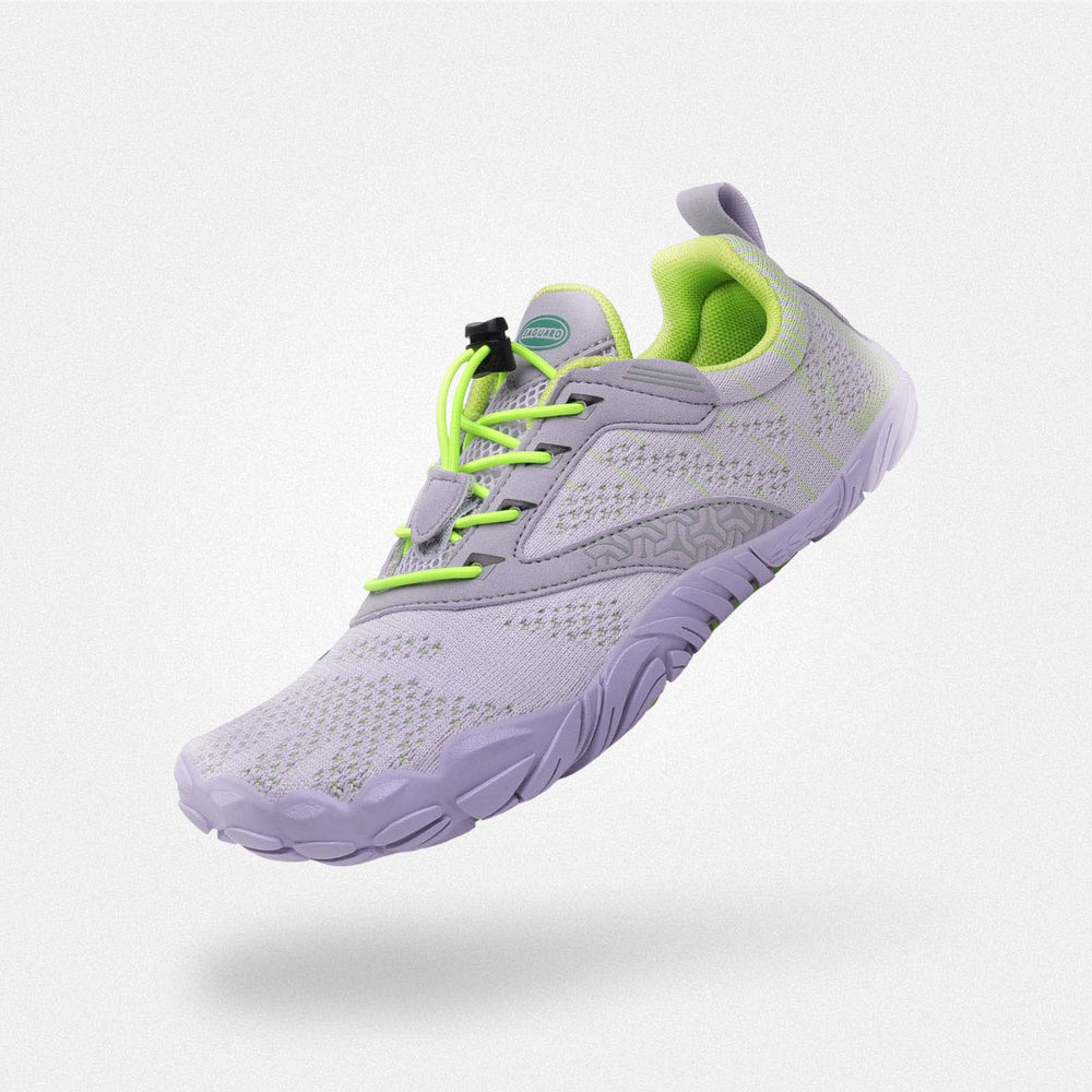 Scarpe barefoot viola per piccoli esploratori - Pianta larga Free I per parchi giochi e avventure