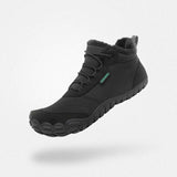 Stivali termici neri Will II per pendolari - Design barefoot a punta larga per trasferte invernali con comfort da interno ed esterno