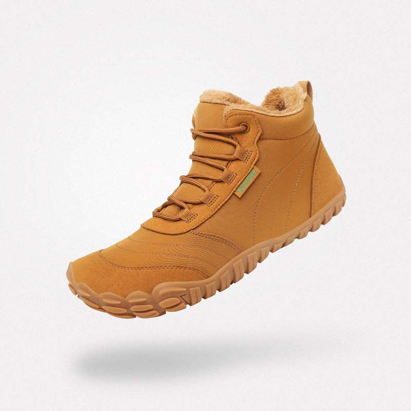 Stivali da cabinato marroni Will II - Pianta larga barefoot per viaggi in auto e soste all'aperto con isolamento termico ottimizzato