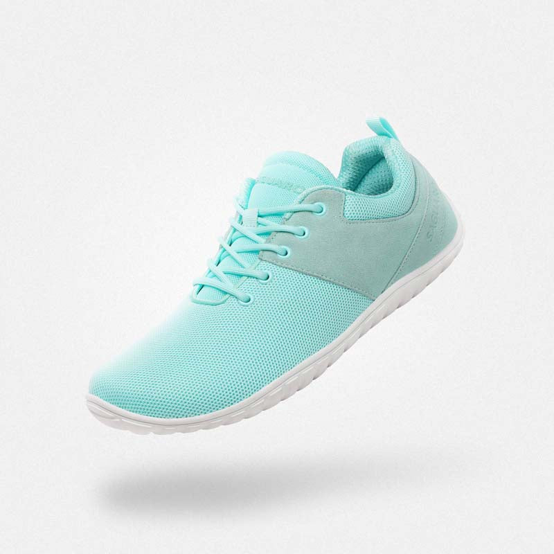 Scarpe relax blu-verde Wish I - Design barefoot per parchi acquatici e lungolaghi con grip su superfici bagnate