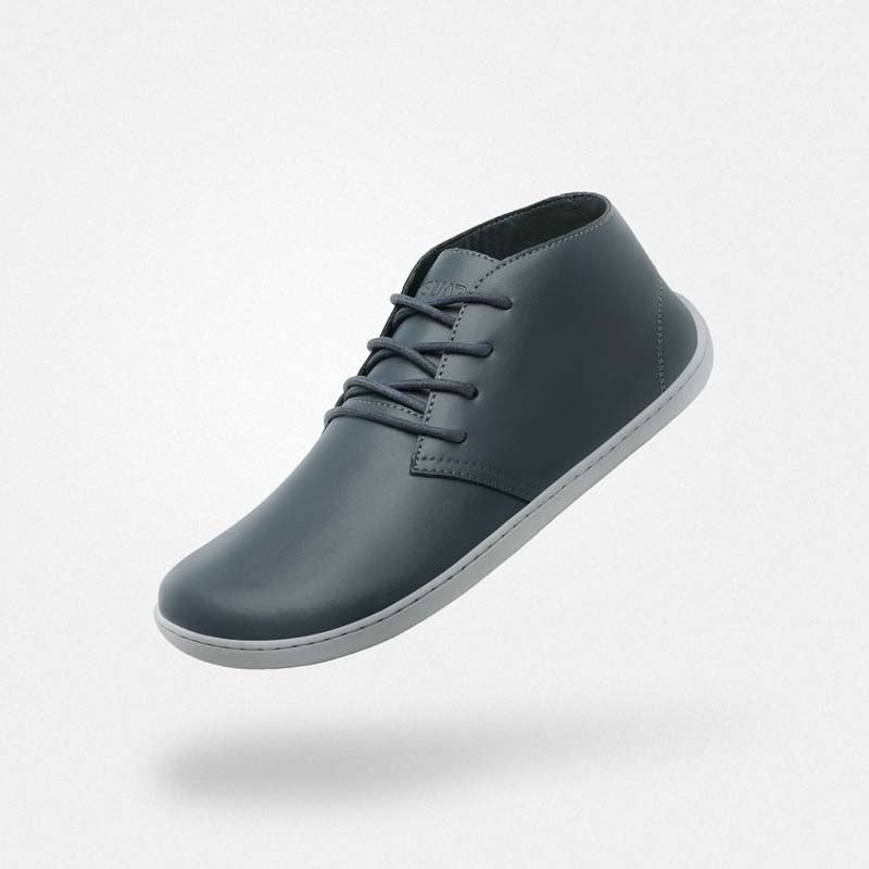 Scarpe formali grigie Noble I - Design minimalista per conferenze e presentazioni clienti, supporto plantare naturale con eleganza discreta