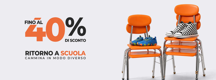 Offerta Back to School SAGUARO con fino al 40% di sconto sulle scarpe barefoot